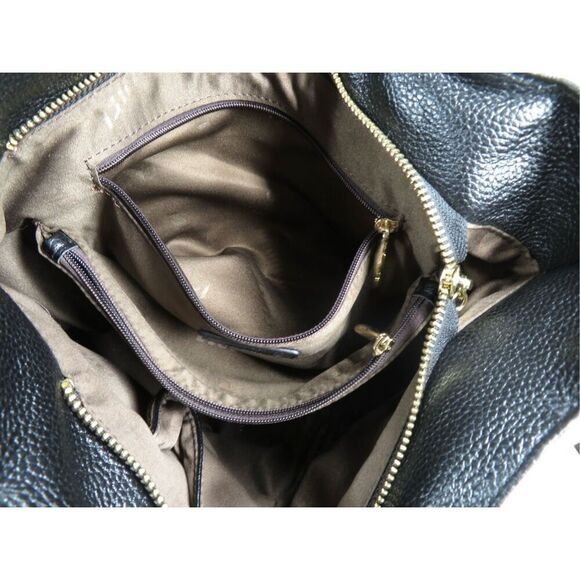 Cluci Leather Purse Womens Shoulder Bag Pebbled Leather White Smooth - Picture 9 of 12